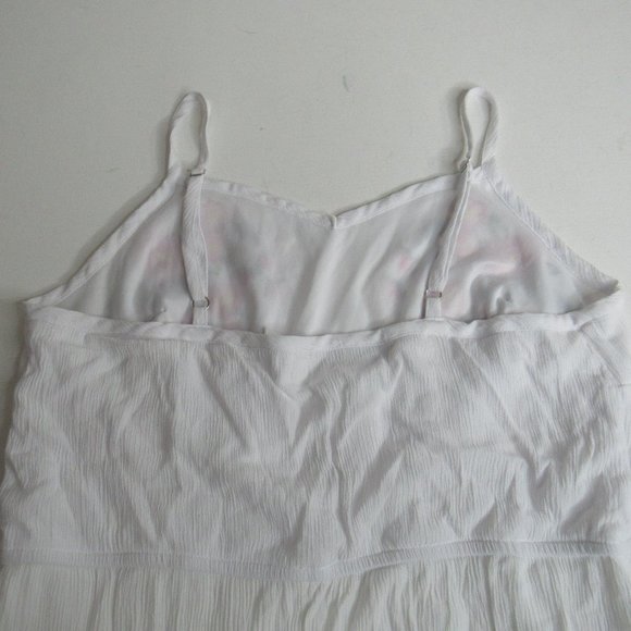 Kelly Renee Women's White & Pink Embroidered Flowers Maxi Dress Size L (12-14) - Picture 6 of 9